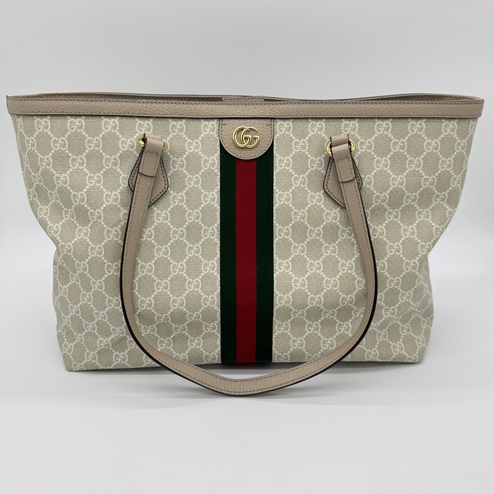 Gucci Ophidia Large Tote Beige